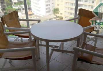 Apartamento 2 dormitórios mobiliado locação alto padrão bairro pitangueiras no guarujá