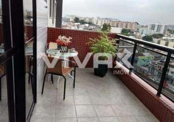 Apartamento com 4 quartos à venda na rua silva rabelo, méier, rio de janeiro, 162 m2 por r$ 852.000