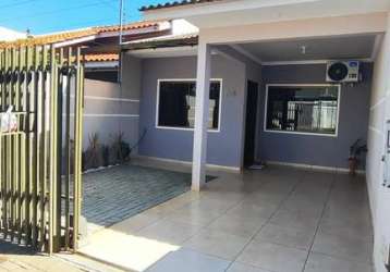 Casa semi mobiliada com varanda gourmet, no novo milênio - cascavel/pr