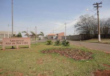 Terreno em condomínio fechado à venda na estrada vicinal francisco josé zanin, residencial alto da boa vista, araraquara por r$ 110.000