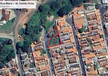 Terreno à venda na rua maria inocencia de toledo pizza, 31, jardim são josé, américo brasiliense por r$ 220.000