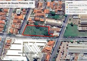 Terreno à venda na avenida joaquim de souza pinheiro, 919, vila yamada, araraquara, 1855 m2 por r$ 1.800.000