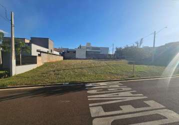 Terreno em condomínio fechado à venda na rua resedá, residencial village damha ii, araraquara por r$ 270.000