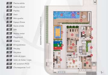 Residencial angelina: lançamento de apartamentos 2 dormitórios a 350m da praia das astúrias, guarujá