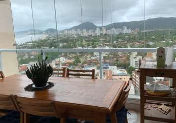 Apartamento com lazer estilo clube a 300m da praia da enseada – 2 dormitórios, varanda gourmet