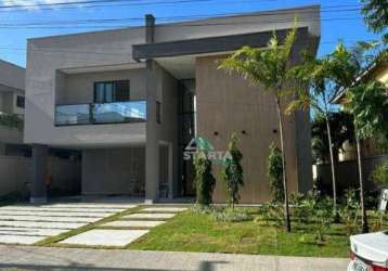 Casa com 5 dormitórios à venda, 420 m² por r$ 3.500.000,00 - pires façanha - eusébio/ce