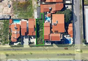 Terreno com 370m&#178; na av. edilson brasil soares