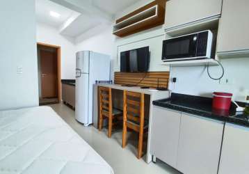 Apartamento flat mobiliado-frente mar