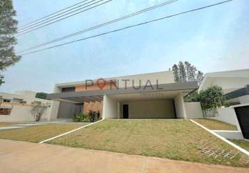 Casa de luxo em condomínio no loteamento residencial vale do canaã - 4 quartos, 4 suítes, 2 salas, 4 vagas em marília-sp