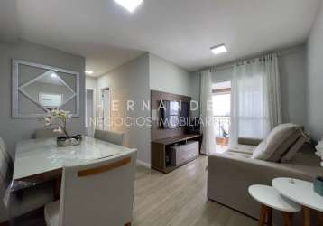 Apartamento à venda em barueri-sp, jardim tupanci: 2 quartos, 1 suíte, 2 salas, 2 banheiros, 1 vaga, 61m². venha conferir!