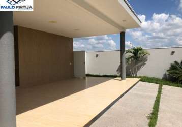 Casa térrea com 3 suítes, escritório e piscina no condomínio quinta da terracota - indaiatuba/sp