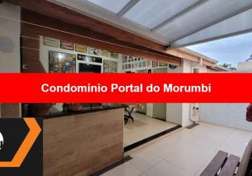 Casa sobrado à venda no condomínio portal do morumbi 1 na bairro boa vista com 3 quartos sendo 2 suítes e uma bela área gourmet