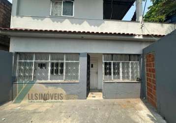 Casa para locação em duque de caxias, jardim vila nova, 1 dormitório, 1 banheiro