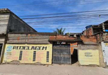 Casa para venda em belford roxo, parque fluminense, 1 dormitório, 1 banheiro