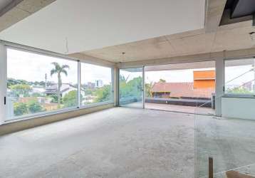 Cobertura penthouse, situada no terceiro e quarto pavimento, a penthouse é uma casa com conceito moderno de duplex, onde a área íntima fica no pavimento superior e o social no inferior, junto com uma 