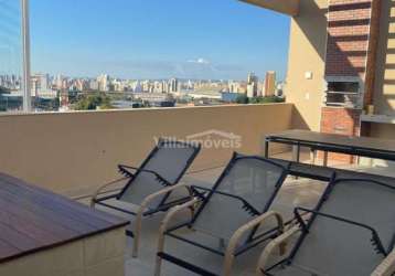 Cobertura com 1 quarto à venda na vila industrial, campinas , 61 m2 por r$ 450.000