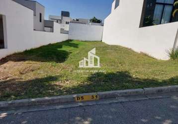 Terreno em condomínio fechado à venda no parque ibiti reserva, sorocaba , 308 m2 por r$ 380.000