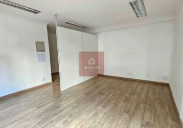 Oportunidade! conjunto comercial - 1 vaga e com 30m² - vila olímpia