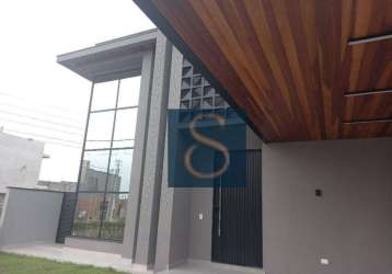 Casa com 3 dormitórios à venda, 262 m² por r$ 1.750.000,00 - reserva aruanã - são josé dos campos/sp