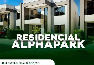 Residencial alphapark lindas casas de 4/4 ao lado do alphaville