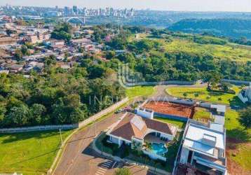 Terreno à venda com área de 617,00m , condomínio esmeralda, foz do iguacu - pr