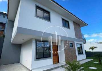 Sobrado à venda, 130 m² por r$ 543.000,00 - potecas - são josé/sc