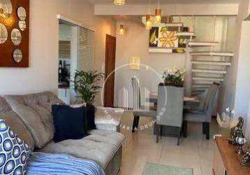 Apartamento duplex à venda, 172 m² por r$ 1.400.000,00 - campinas - são josé/sc