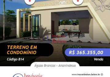 Imóveis belem vende lotes de 163 a 435m² no cond bosque das orquideas