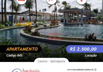 Apartamento para alugar no resort salinas premium