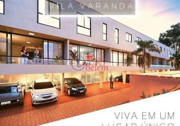 Casas triplex na planta de 2 suites no vila varanda