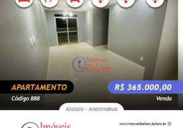 Apartamento para venda no condomínio ville ametista com 3/4 sendo 1 suíte