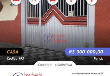 Imóveis belém vende casa no conjunto guajará i