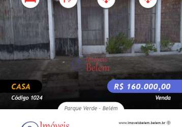 Imóveis belém vende casa próxima a augusto montenegro.