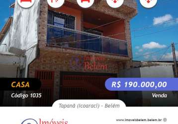 Imóveis belém vende casa no residencial cabano