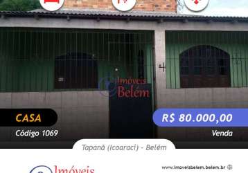 Imóveis belém vende casa no tapanã