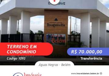 Imóveis belém vende lote bougainville exclusive (transferência)