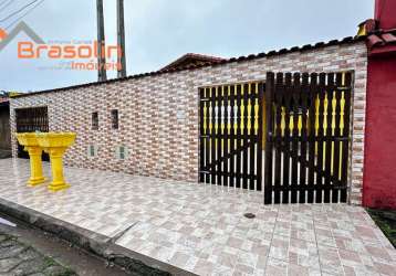 Casa nova 2 dormitórios com piscina a venda bairro vila seabra, mongaguá.