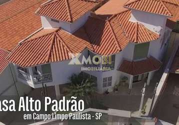 Casa com 4 dormitórios à venda, 277 m² por r$ 950.000 - jardim guanciale - campo limpo paulista/sp