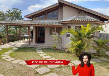 Chácara à venda, 1200 m² por r$ 950.000 - pico olho d: água - mairiporã/sp