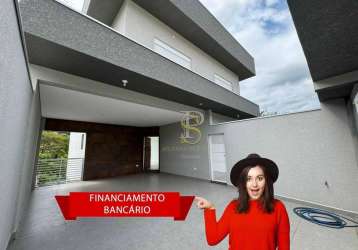 Casa com 3 dormitórios à venda, 283 m² por r$ 1.890.000,00 - nova gardênia - atibaia/sp