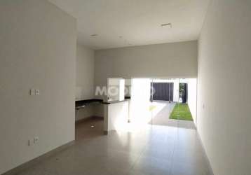 Casa residencial à venda, 2 quartos, 1 suíte, 2 vagas, shopping park - uberlândia/mg