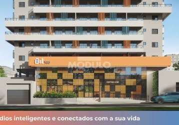 Apartamento à venda, 1 quarto, 1 suíte, 1 vaga, martins - uberlândia/mg