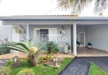 Casa residencial à venda, 3 quartos, 1 suíte, 3 vagas, cidade jardim - uberlândia/mg