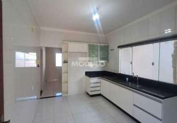 Casa residencial à venda, 2 quartos, 1 suíte, 3 vagas, jardim inconfidencia - uberlândia/mg