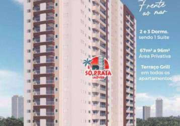 Apartamento com 3 dormitórios à venda, 96 m² por r$ 575.000,00 - jardim praia grande - mongaguá/sp