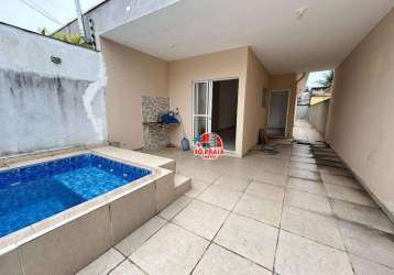 Casa com 2 dormitórios à venda, 73 m² por r$ 330.000,00 - cidade das crianças - praia grande/sp