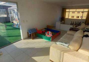 Cobertura com 3 dormitórios à venda, 159 m² por r$ 800.000 - centro - mongaguá/sp