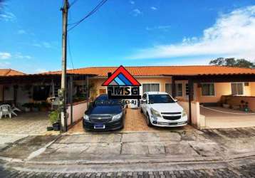 Casa em condomínio fechado com 3 quartos à venda na rua itaunas, campo grande, rio de janeiro, 74 m2 por r$ 250.000