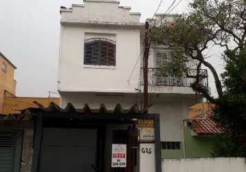 Casa com 2 quartos para alugar na rua sud menucci, 625, vila camilópolis, santo andré por r$ 1.750