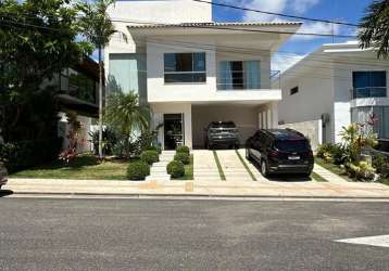 Casa a venda em alphaville 1 com 4 suites piscina e área gourmet